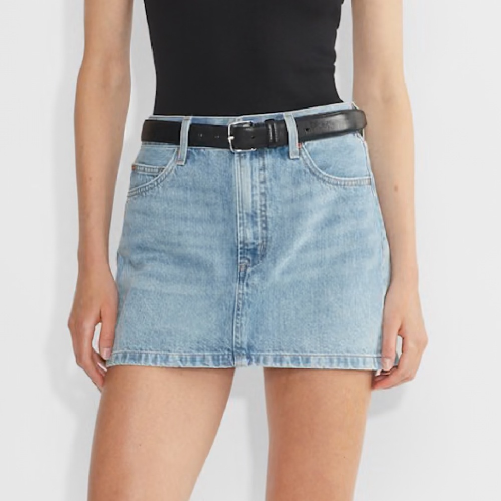 Aritzia Jean Skirt